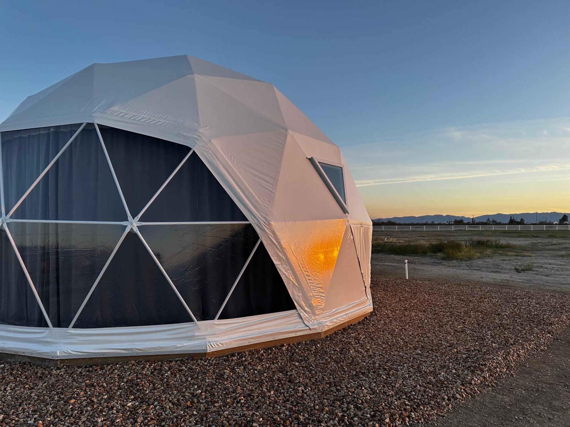 Nude Glamping Dome Villa Willcox Exteriör bild